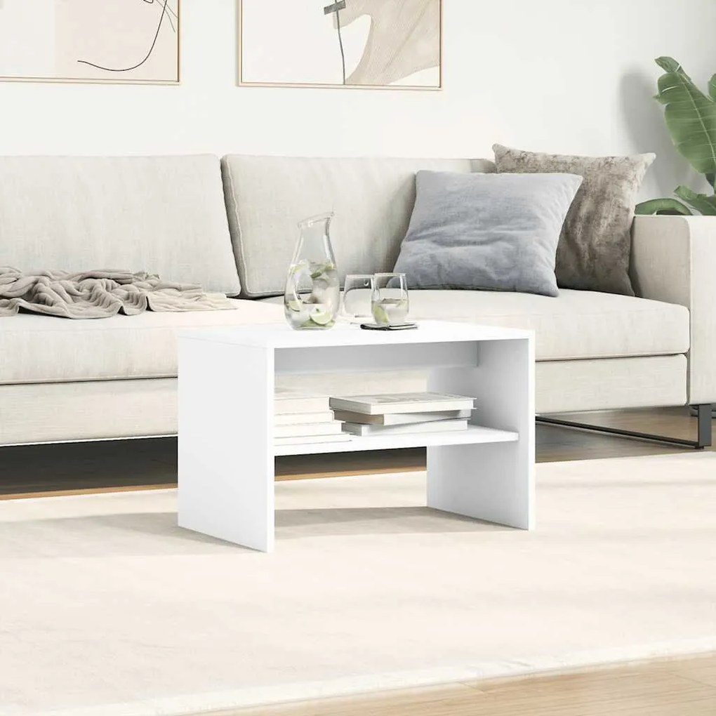 ντουλάπι τηλεόρασης Λευκό 60x40x40 cm Κατασκευασμένο ξύλο - Λευκό