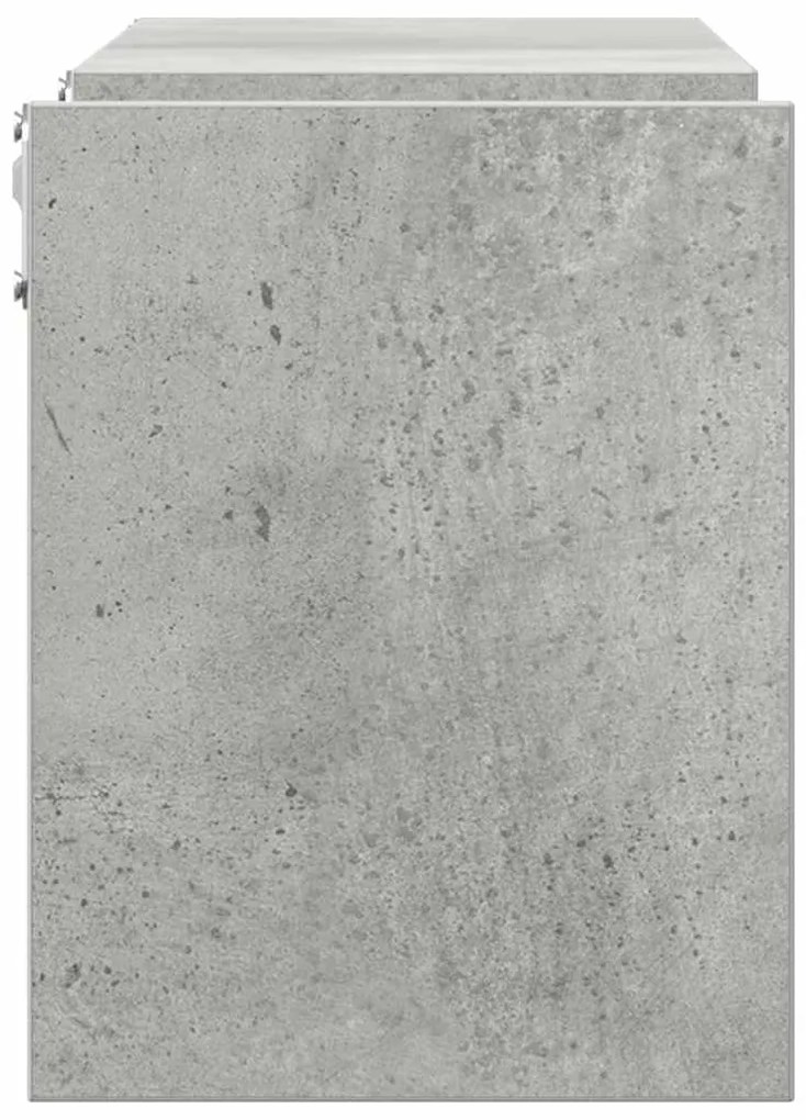 vidaXL Ραφιέρες Τοίχου 2 τεμ. Γκρι Σκυρ. 100 x 15 x 50 εκ. Επεξ. Ξύλο