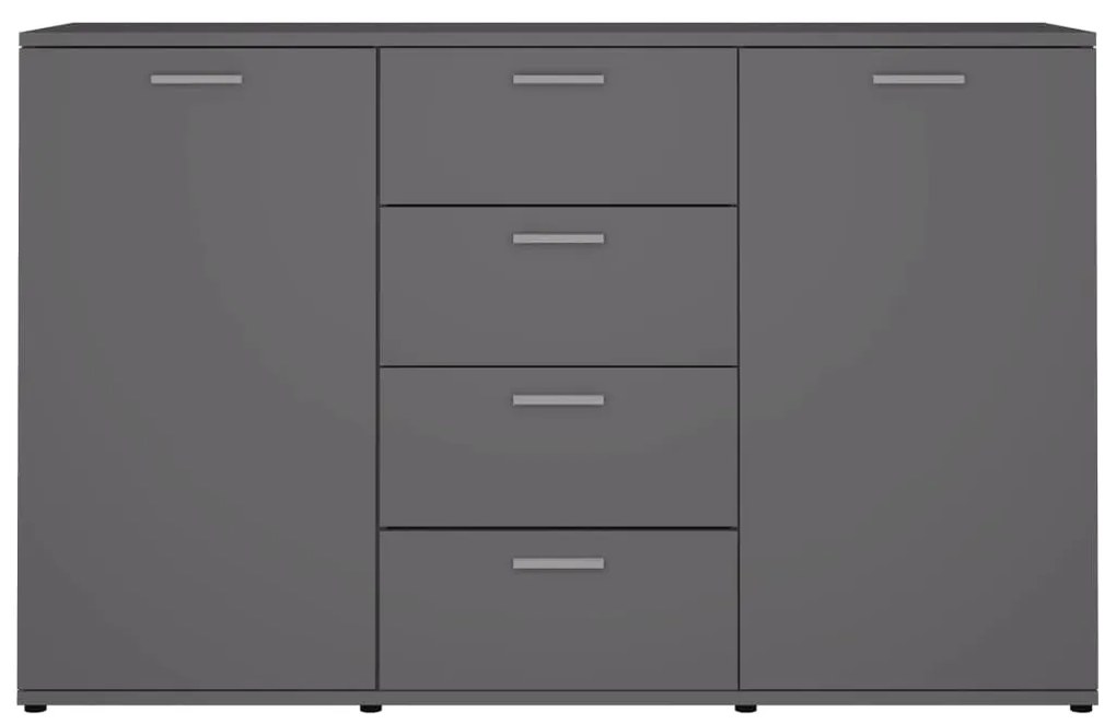 vidaXL Μπουφές Γκρι 120 x 35,5 x 75 εκ. από Επεξ. Ξύλο