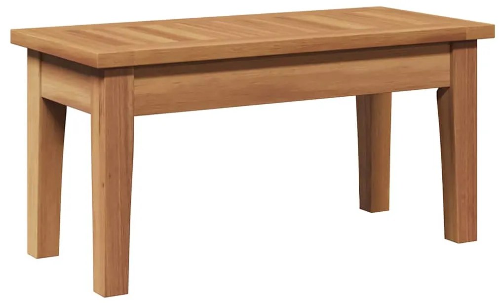 vidaXL Παγκάκι κήπου 2 pcs Γκρι και Καφέ Μασίφ ξύλο teak