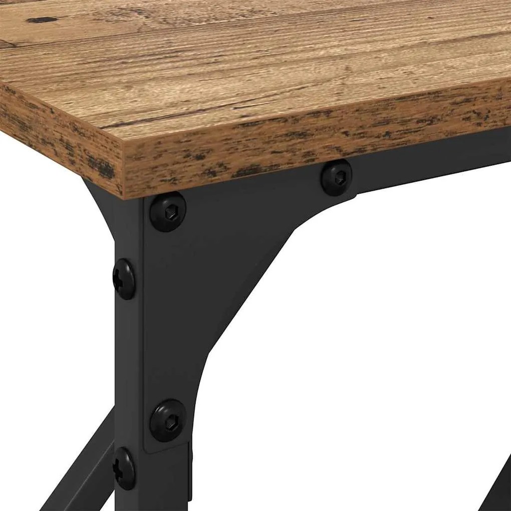 vidaXL Τραπέζι κονσόλας Παλιό Ξύλο 180 x 23 x 75 cm