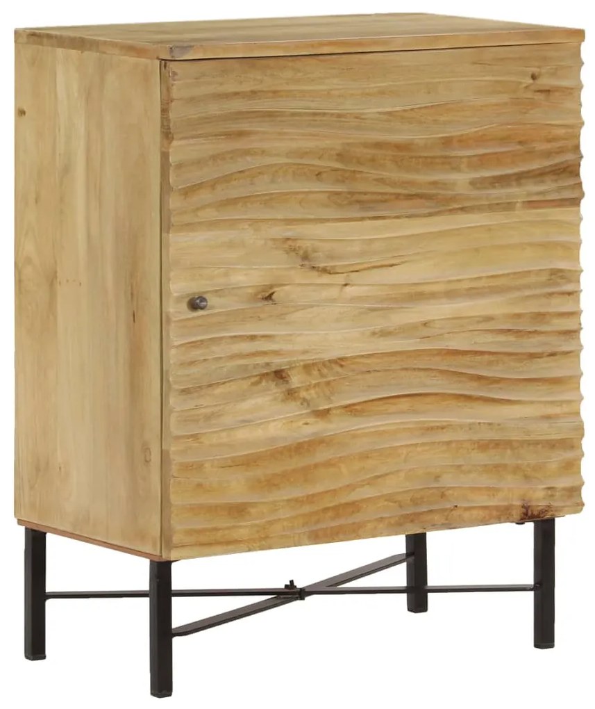 vidaXL Μπουφές 60 x 35 x 75 εκ. από Μασίφ Ξύλο Μάνγκο