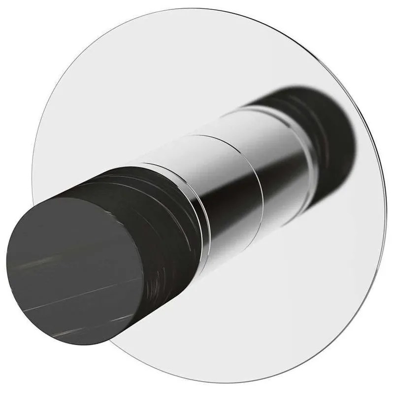 Μίκτης Ντους Μονός Joan 24666-425A-MN Black-Chrome Karag Ceramic,Brass