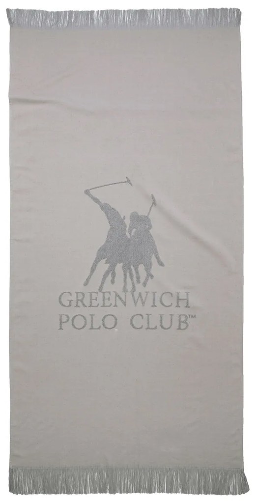 Πετσέτα Θαλάσσης (80x170) Greenwich Polo Club Beach 3778 Grey