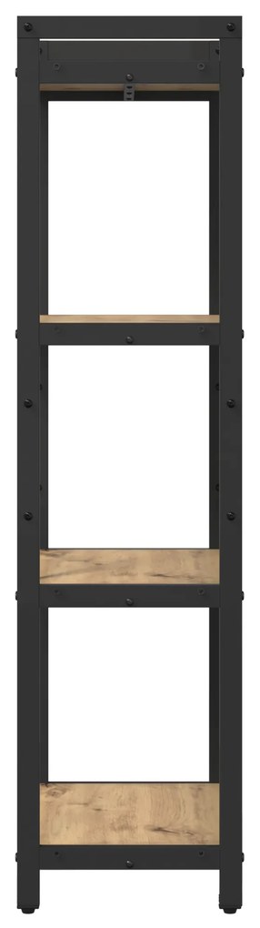vidaXL Βιβλιοθήκη artisan δρυς 40 x 30 x 118 εκ Επεξεργασμένο ξύλο