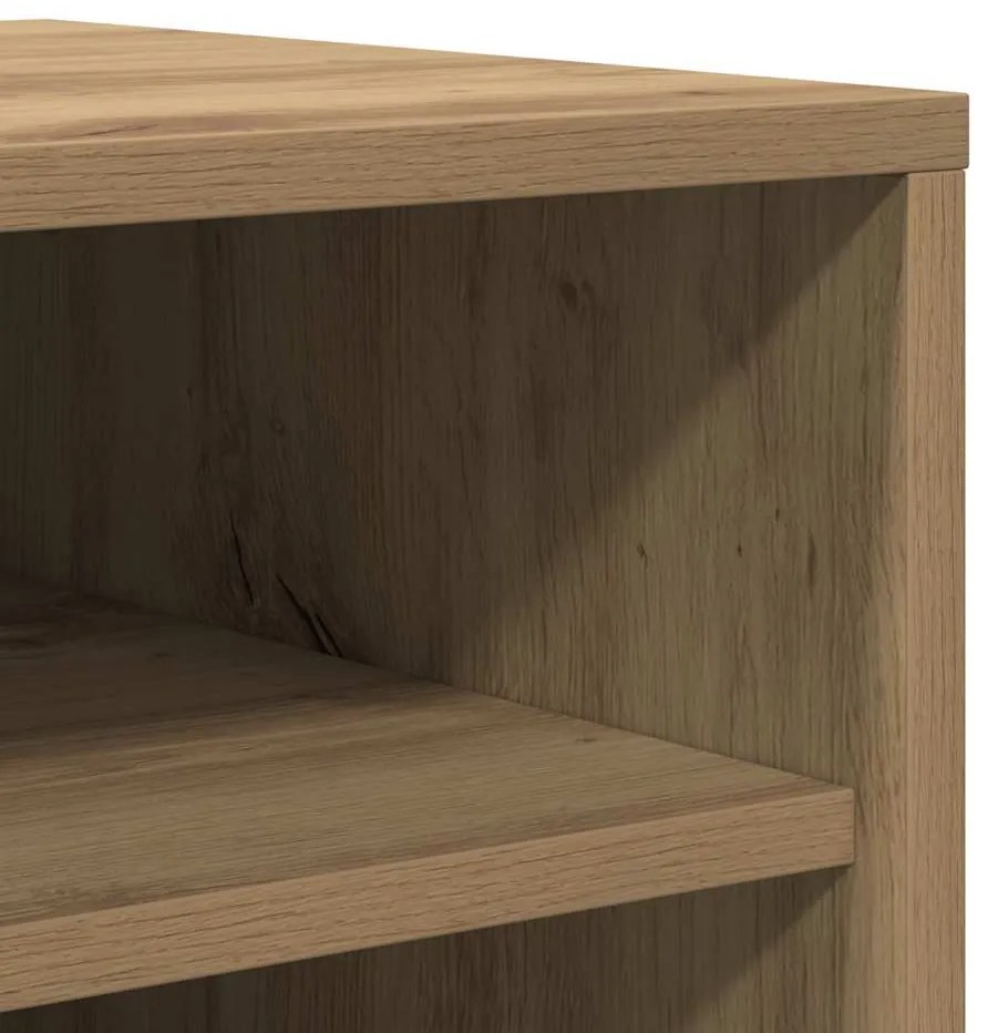 vidaXL Παπουτσοθήκη Αρτισιανή Δρυς 60x35x92 εκ. Επεξεργασμένο Ξύλο