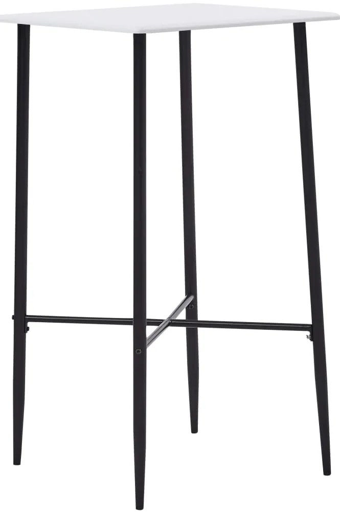 vidaXL Τραπέζι Μπαρ Λευκό 60 x 60 x 111 εκ. από MDF