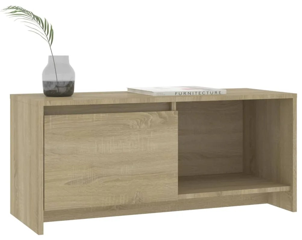 Έπιπλο Τηλεόρασης Sonoma Δρυς 90x35x40 εκ. Επεξ. Ξύλο 809785