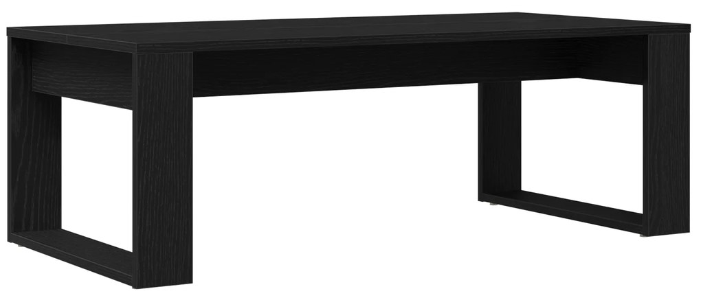 vidaXL Καφέ Τραπεζάκι Μαύρο Δρυς 102x50x35 εκ. Ξύλο Επεξεργασμένο