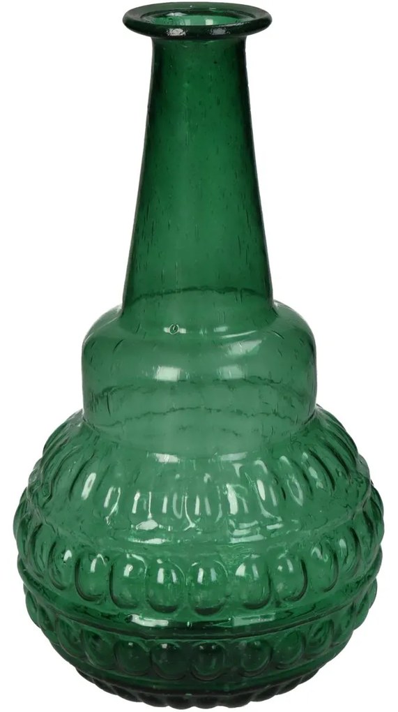Βάζο Πράσινο Γυαλί 11x11x20cm