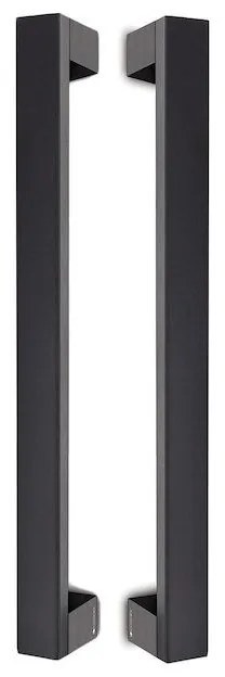 Convex 989-500 Ματ Μαύρο Λαβή Εξώθυρας (Ζεύγος)