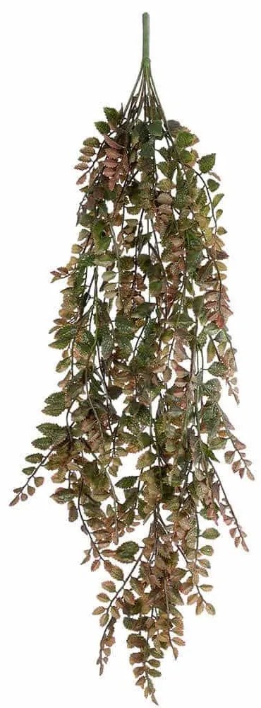 Τεχνητό Κρεμαστό Φυτό Fern 20828 30x10x85cm Brown-Green GloboStar Πολυαιθυλένιο