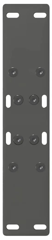 vidaXL Πόδια Τραπεζιού Σαλονιού Σχήματος Α 2 τεμ. Ανθρακί 38x(42-43) εκ. Ατσάλι