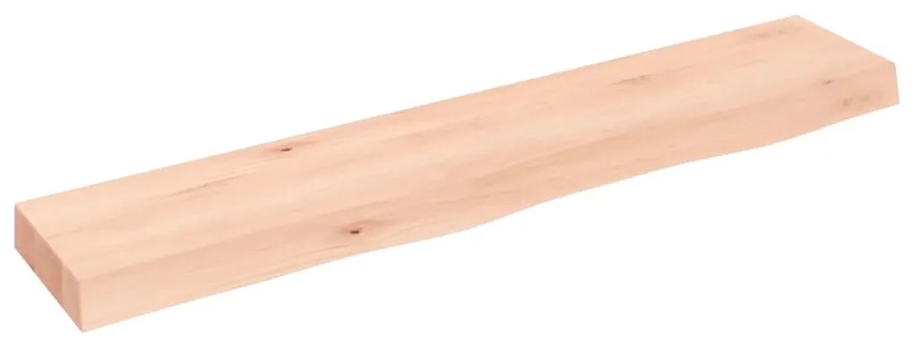 vidaXL Ράφι Τοίχου 100 x 20 x 6 εκ. από Ακατέργαστο Μασίφ Ξύλο Δρυός