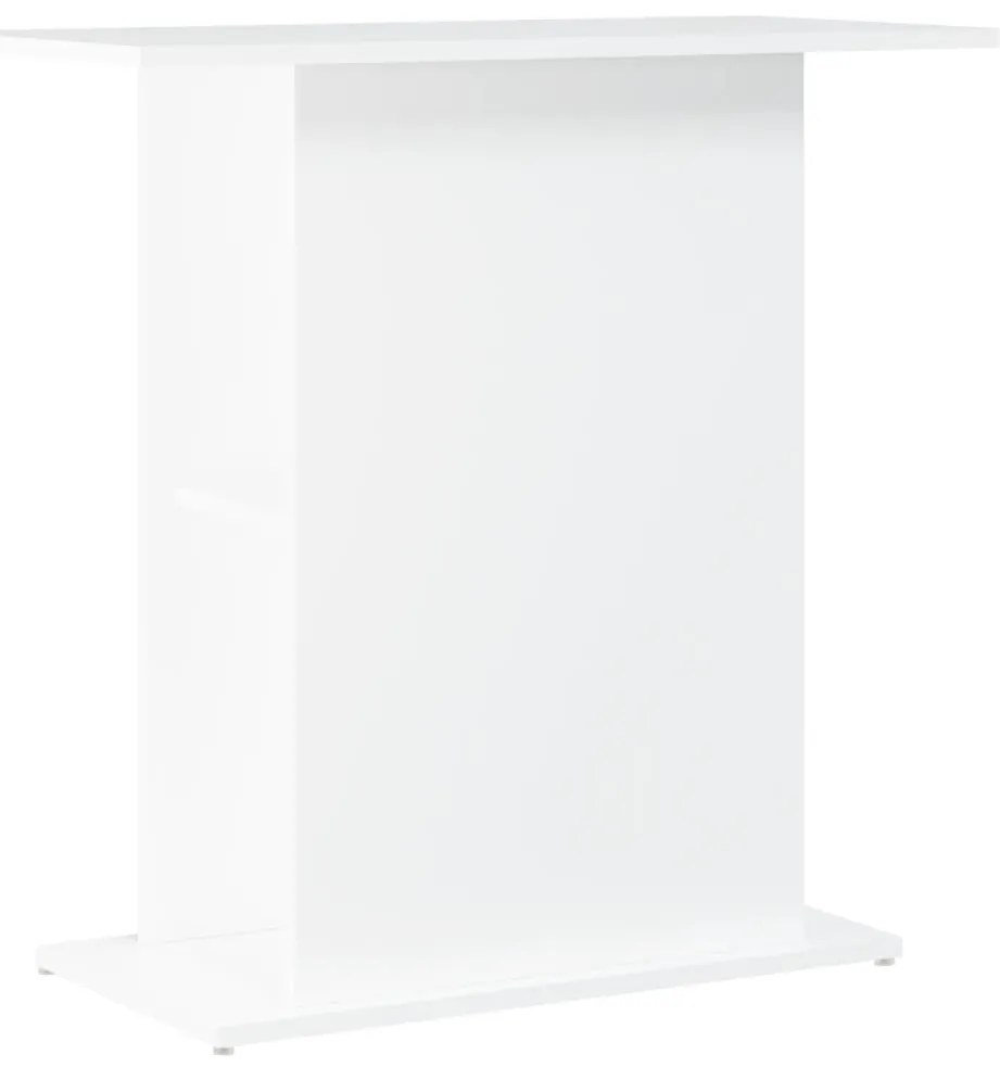 vidaXL Βάση Ενυδρείου Λευκή 75x36x72,5 εκ. από Επεξεργασμένο Ξύλο