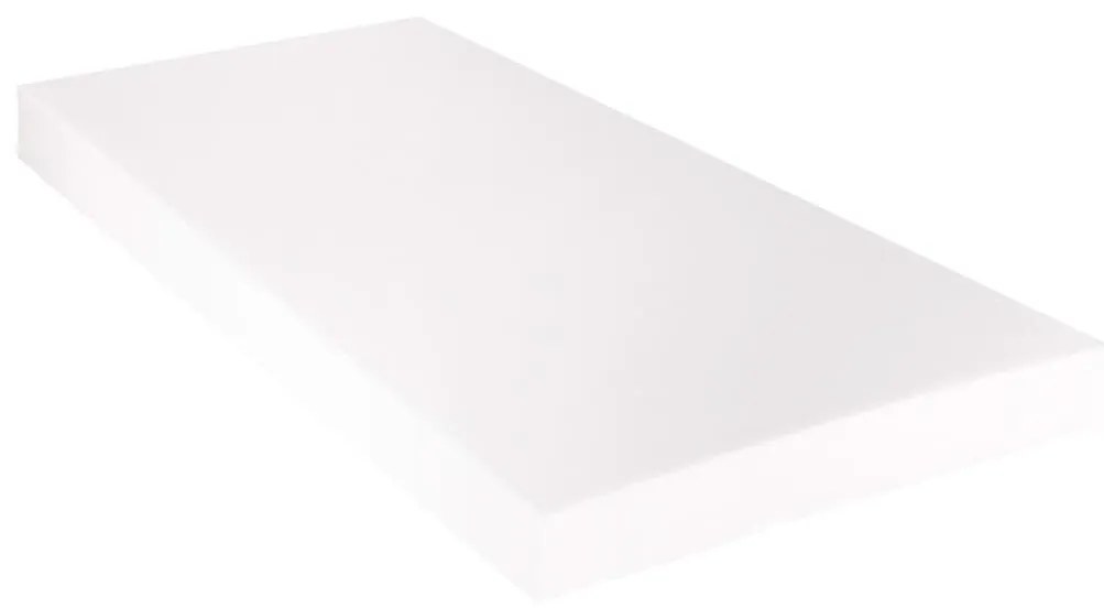 Κρεβάτι Λευκό 180 x 200 εκ. από Συνθετικό Δέρμα με Στρώμα - Λευκό
