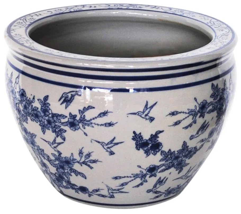 Κασπώ 00.03.34043 41x31cm White-Blue Πορσελάνη