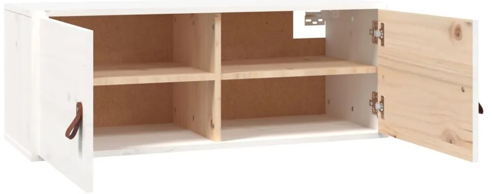 vidaXL Ντουλάπια Τοίχου 2 τεμ. 80 x 30 x 30 εκ. από Μασίφ Ξύλο Πεύκου
