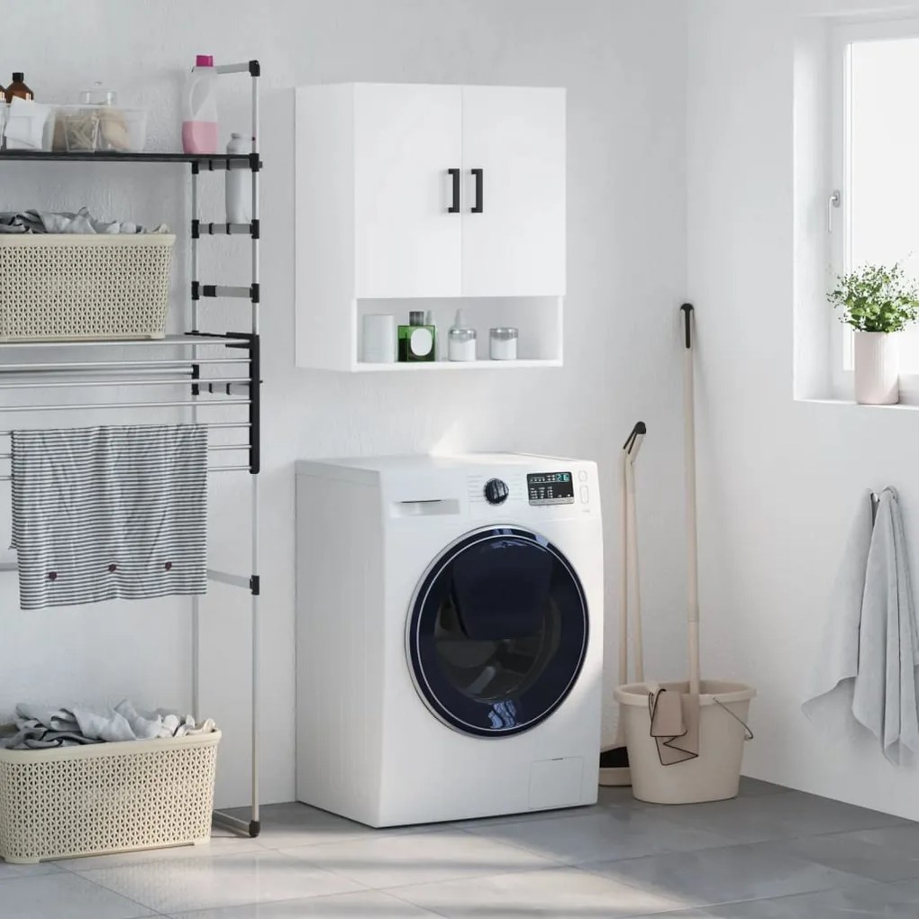 vidaXL Ντουλάπι Τοίχου Λευκό 60 x 31 x 70 εκ. από Επεξεργασμένο Ξύλο