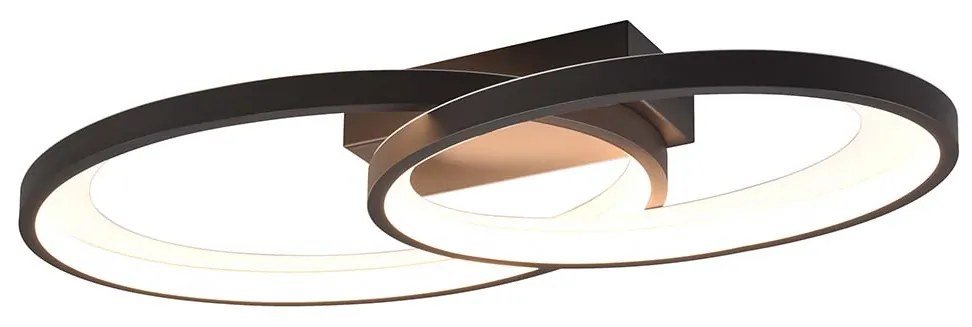 Φωτιστικό Οροφής RL Lighting Malaga R64482134 Μαύρο με Λευκό