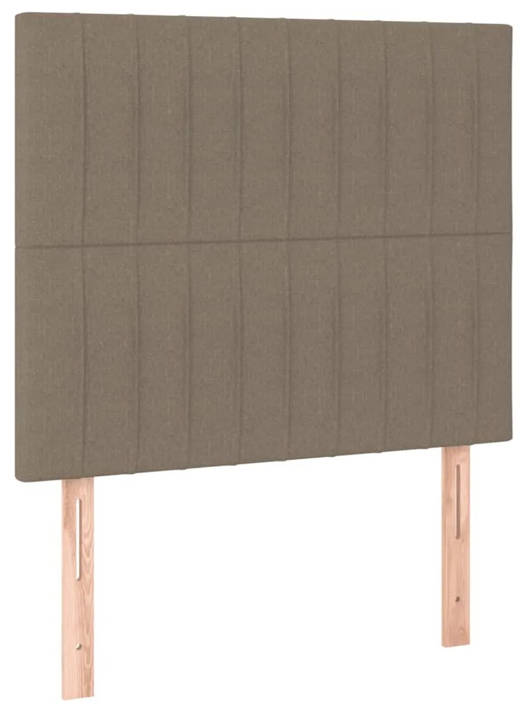 ΚΡΕΒΑΤΙ BOXSPRING ΜΕ ΣΤΡΩΜΑ TAUPE 100 X 200 ΕΚ. ΥΦΑΣΜΑΤΙΝΟ 3132133