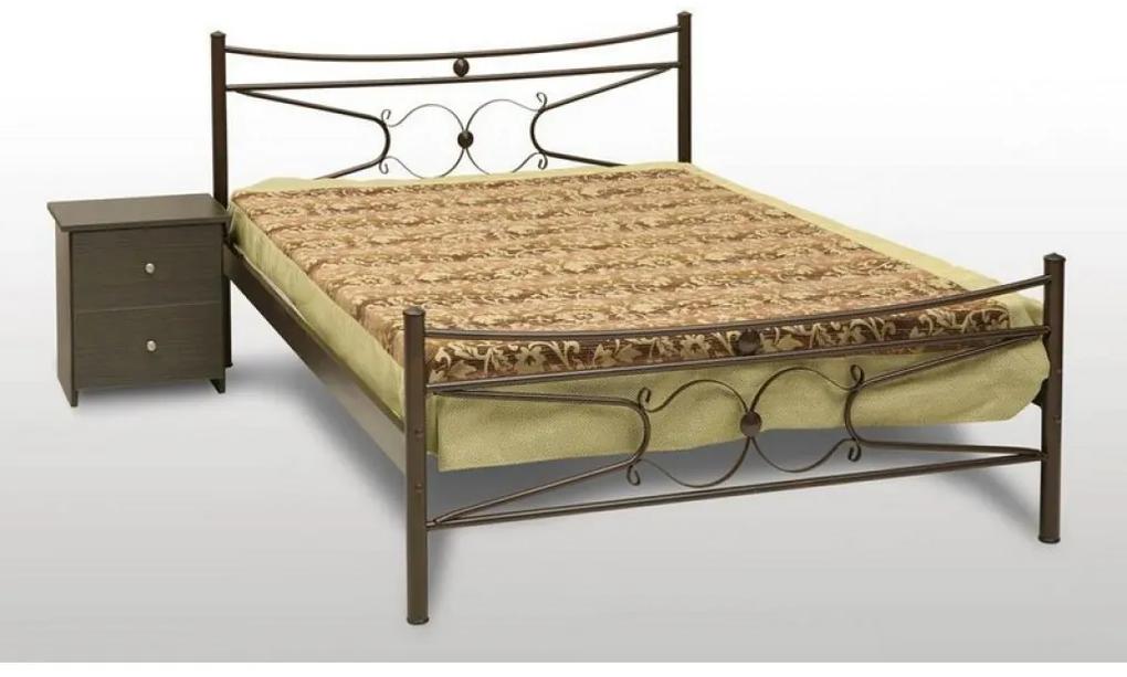 Πέταλο Κρεβάτι Διπλό Μεταλλικό 90x190cm