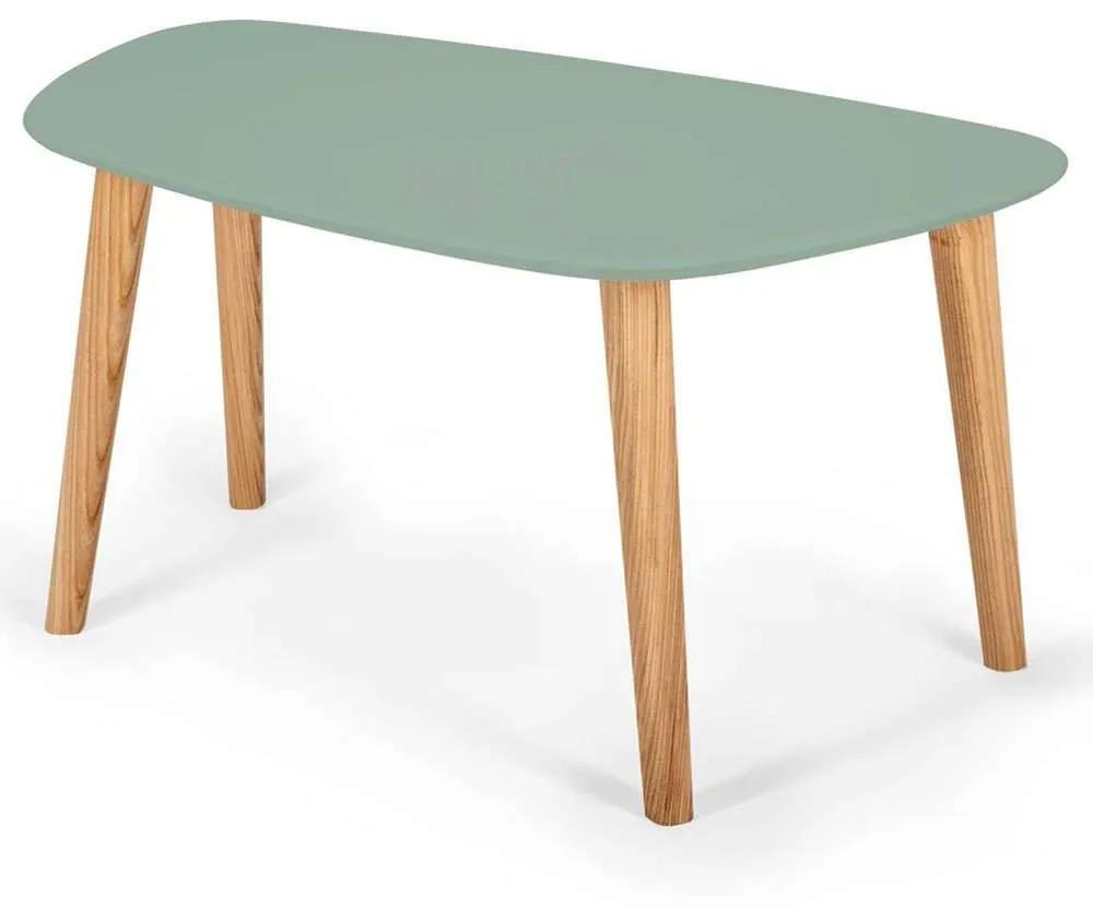 Τραπέζι Σαλονιού Endocarp M ENDOCARPCTM17 80x48x40cm Sage Green