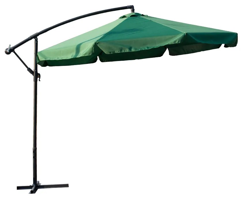 Ομπρέλα Κήπου Κυπαρισσί Μέταλλο/180D Polyester 3x3m - 14660005 - 14660005