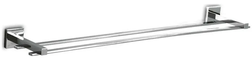 Κρεμάστρα Πετσέτας Διπλή Lito 33048 Chrome Karag Metal
