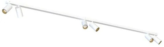 Σποτ Φωτιστικό Ράγας 6xGU10 10W IP20 Mono Nowodvorski 7777 Λευκό-Χρυσό