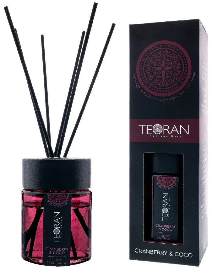 Αρωματικό xώρου με Στικς Cranberry Coco 150ml της Teoran