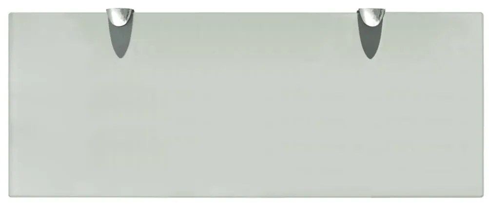 vidaXL Ράφια Τοίχου 2 τεμ. 8 χιλ. 50 x 20 εκ. Γυάλινα