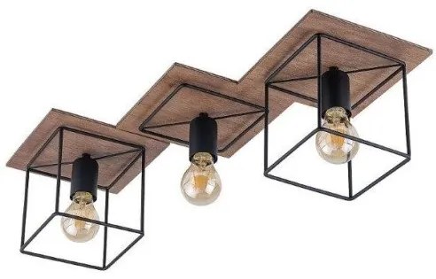Φωτιστικό Οροφής Ξύλο Coba Antique 9043 Nowodvorski-9043-Καφέ 9043
