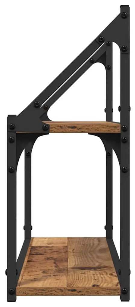 vidaXL Ράφι Τοίχου Παλαιό ξύλο 60 x 21 x 51 cm Επεξεργασμένο ξύλο