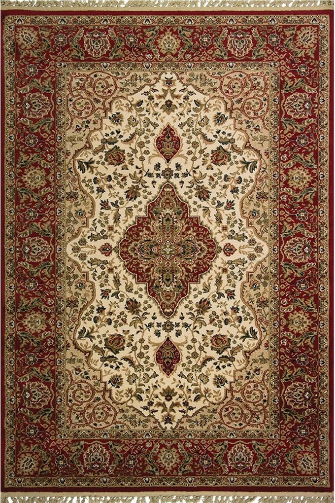 Χαλί Kirman New 6802 0077 Ivory Βιοκαρπέτ 200X285cm