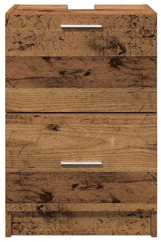 vidaXL Ντουλάπι Νεροχύτη Παλιό Ξύλο 40 x 37 x 59 cm Επεξεργασμένο ξύλο