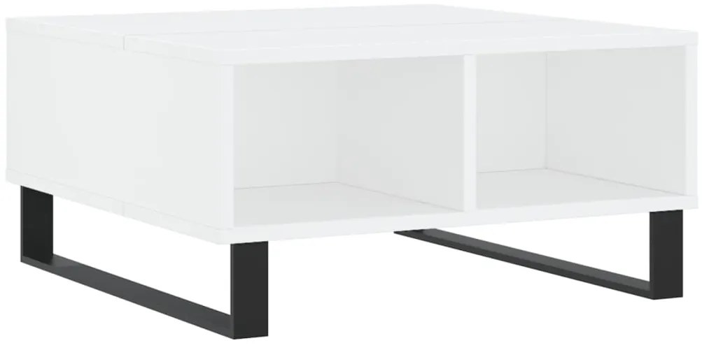 vidaXL Τραπεζάκι Σαλονιού Λευκό 60 x 60 x 30 εκ. Επεξεργασμένο Ξύλο