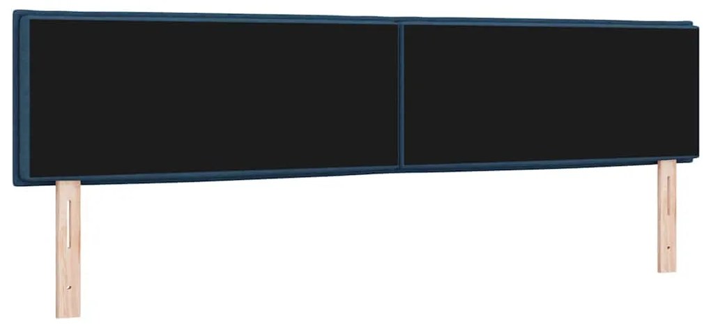vidaXL Κεφαλάρι με κεφαλάρι Μπλε 200 cm ύφασμα