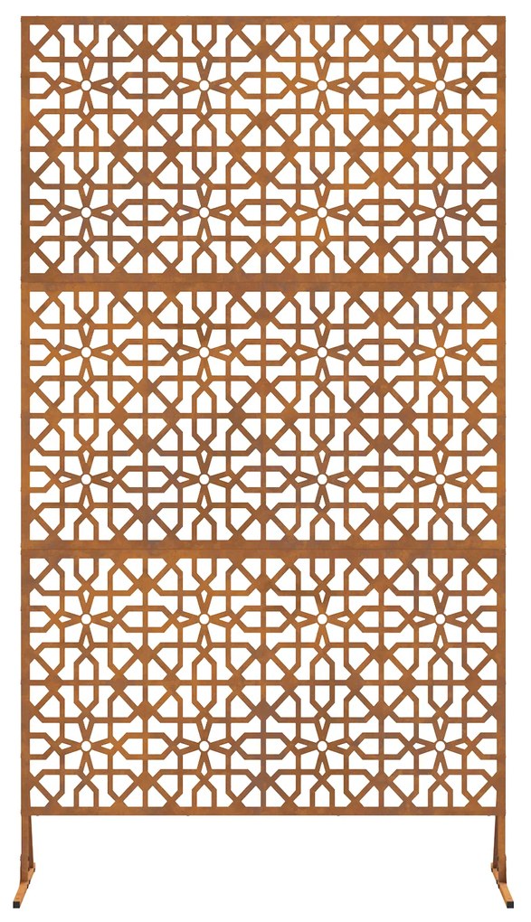 vidaXL Πανέλο Ιδιωτικότητας 100x50x180 cm από Ανοξείδωτο Σίδηρο