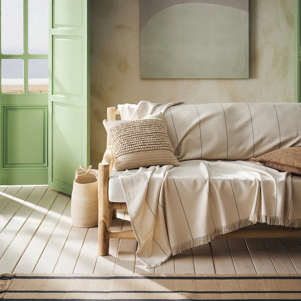 ΡΙΧΤΑΡΙ ΤΡΙΘΕΣΙΟΥ ΚΑΝΑΠΕ 200x300cm GOFIS HOME -IZARA NATURAL/GREY 185/05