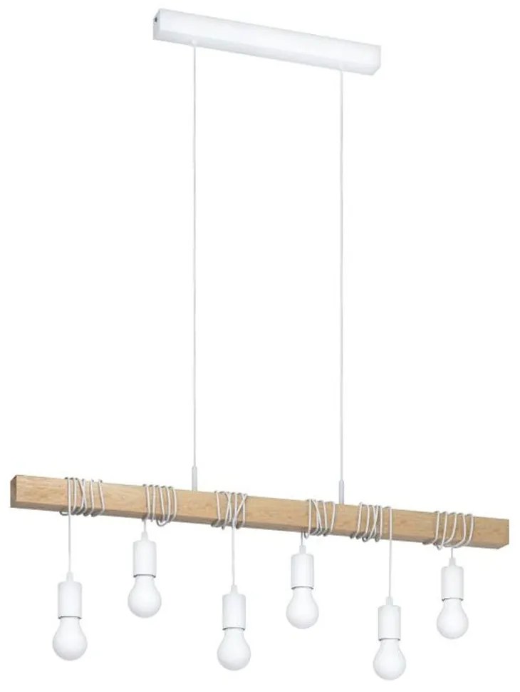 Φωτιστικό Οροφής - Ράγα33165 Townshend Eglo Steel,Wood