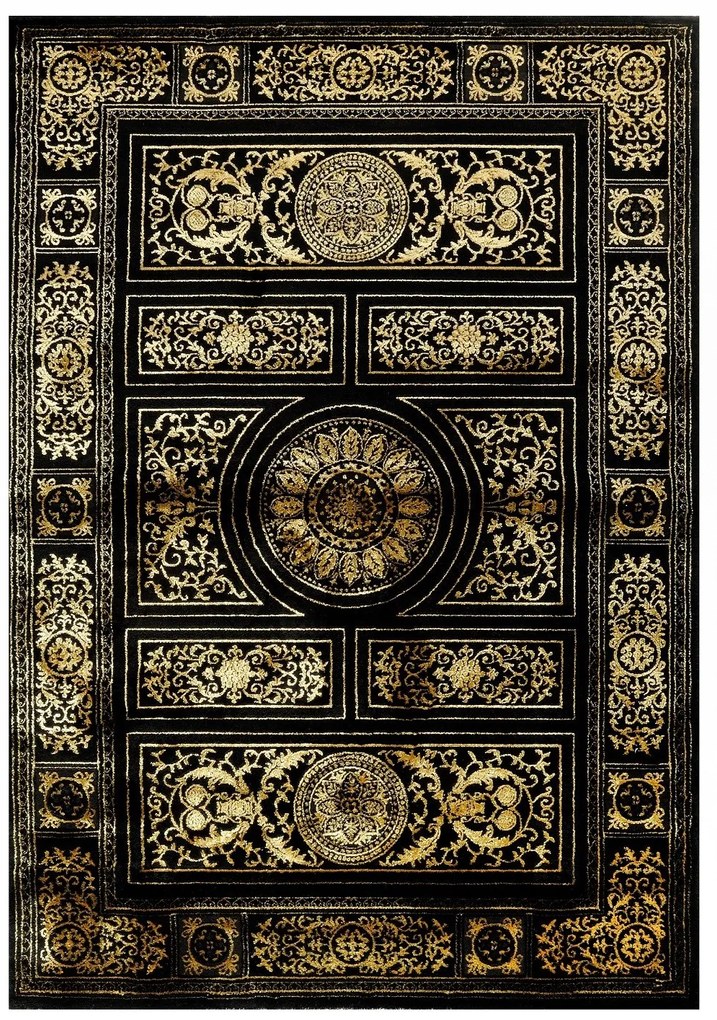 Χαλί CRAFT 23623/975 &#8211; 160×230 cm 160X230 ΜΠΕΖ-ΚΑΦΕ-ΓΚΡΙ-ΧΡΥΣΟ