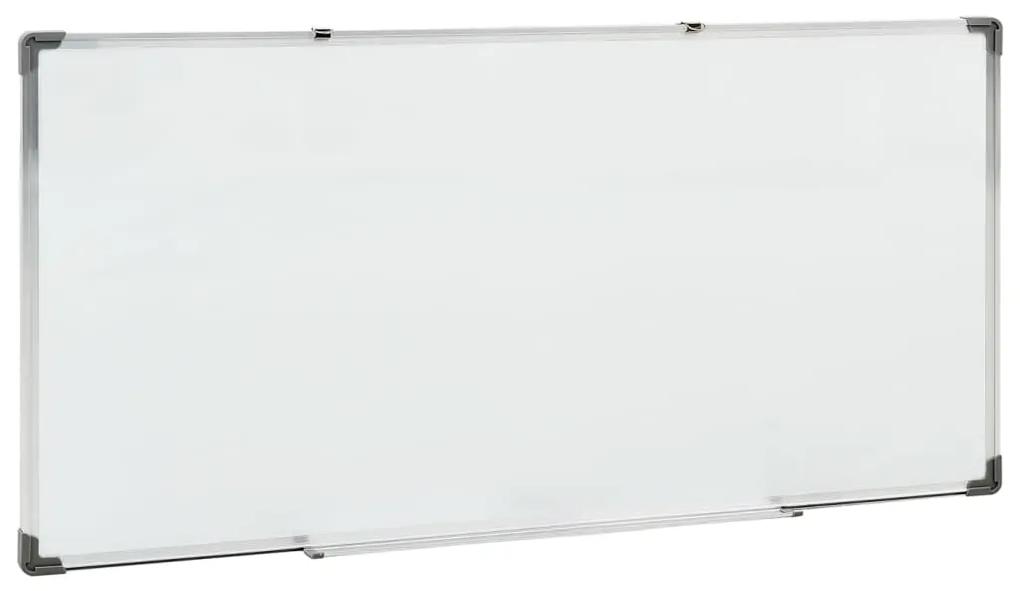 vidaXL Πίνακας Μαρκαδόρου Μαγνητικός Λευκός 110 x 60 εκ. Ατσάλινος