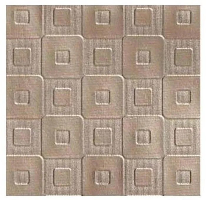 Σουβέρ (4Σετ/6Τμχ) HEN101 10x10cm Beige Espiel Πολυέστερ