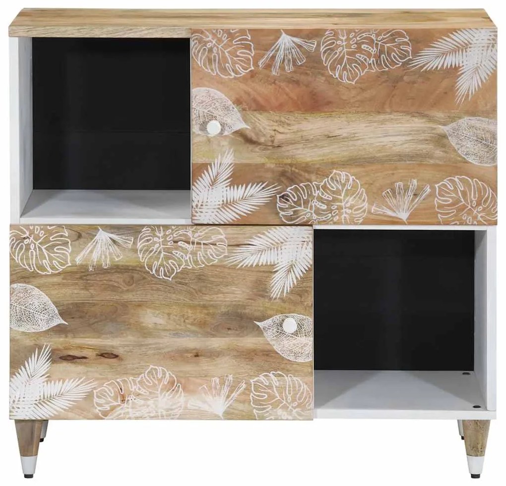 vidaXL Sideboard 80x33,5x75 cm μασίφ ξύλο Mango