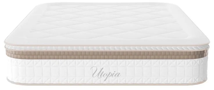 Στρώμα Utopia pakoworld pocket spring με ανώστρωμα aloe vera 30-32cm 140x200εκ