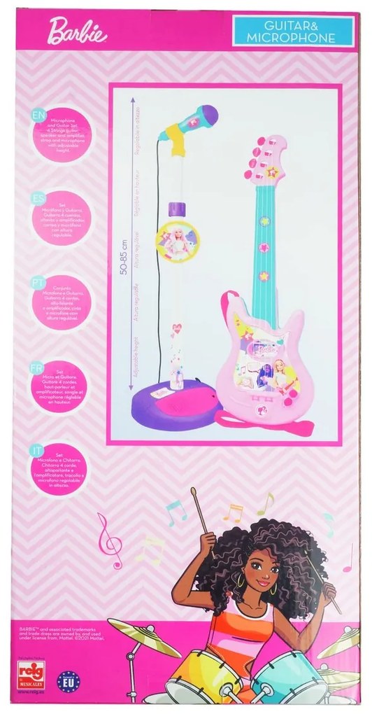Μουσικό σετ Barbie Μικρόφωνο Παιδική Kιθάρα