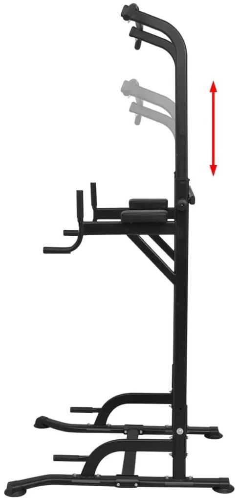 vidaXL Power Tower Μονόζυγο &amp; Δίζυγο 182-235 εκ.