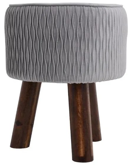 Σκαμπό SV1/3RA Fylliana Γκρί 28x28x34 εκ. 28x28x34 εκ.