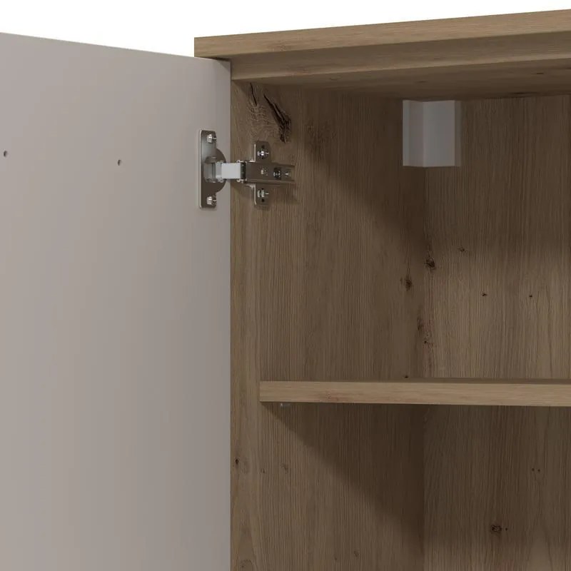 Κρεμαστό Ντουλάπι Κουζίνας BELFORT 60A Artisan Oak - Cashmere 60x30x54εκ 60x30x54 εκ.